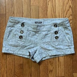 Express Gray short Sailor Shorts
